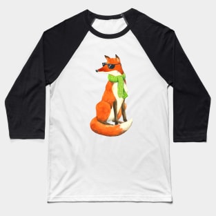 Cool Dude Fox Baseball T-Shirt